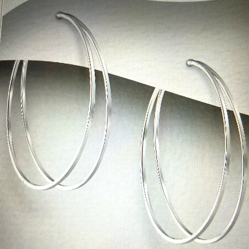 925 Sterling Silver Wire Push- Back Earrings